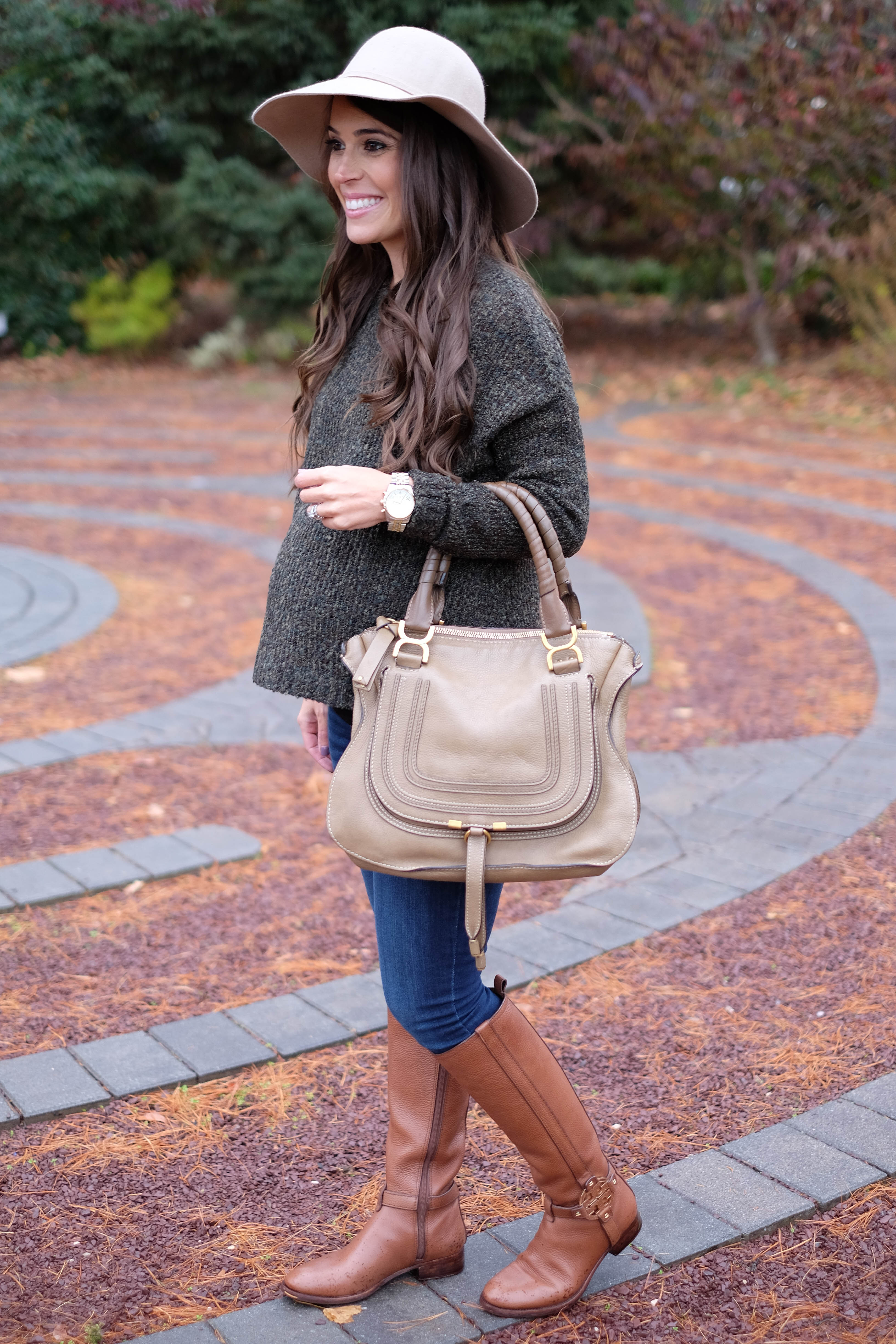 Green Sweater and Riding Boots | MrsCasual