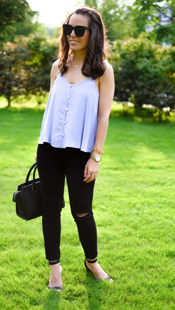 Going Out Outfit: Swing Tank + Jeans | MrsCasual