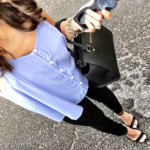 Michael Kors Bag black + blue outfit mrscasual instagram
