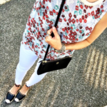 Tory Burch Crossbody floral tank