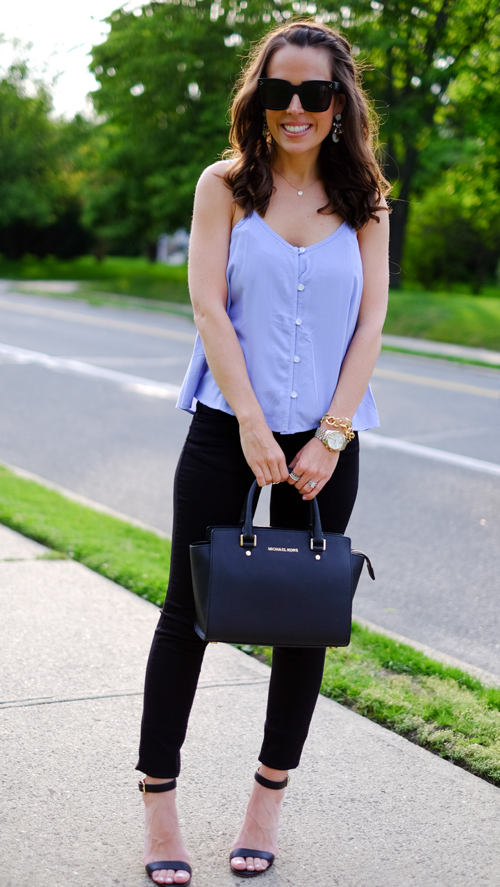 Going out outfit swing tank and jeans