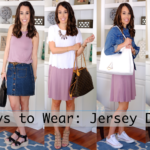 Five ways to wear a jersey dress spring summer outfits by mrscasual