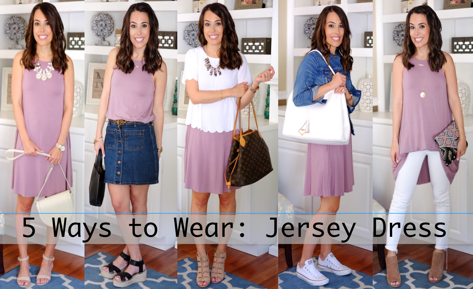 how to wear a jersey as a dress