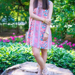 Lace up Summer Dress mrscasual fashion blog summer outfit