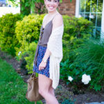 easy summer outfit kimono and shorts mrscasual fashion blog