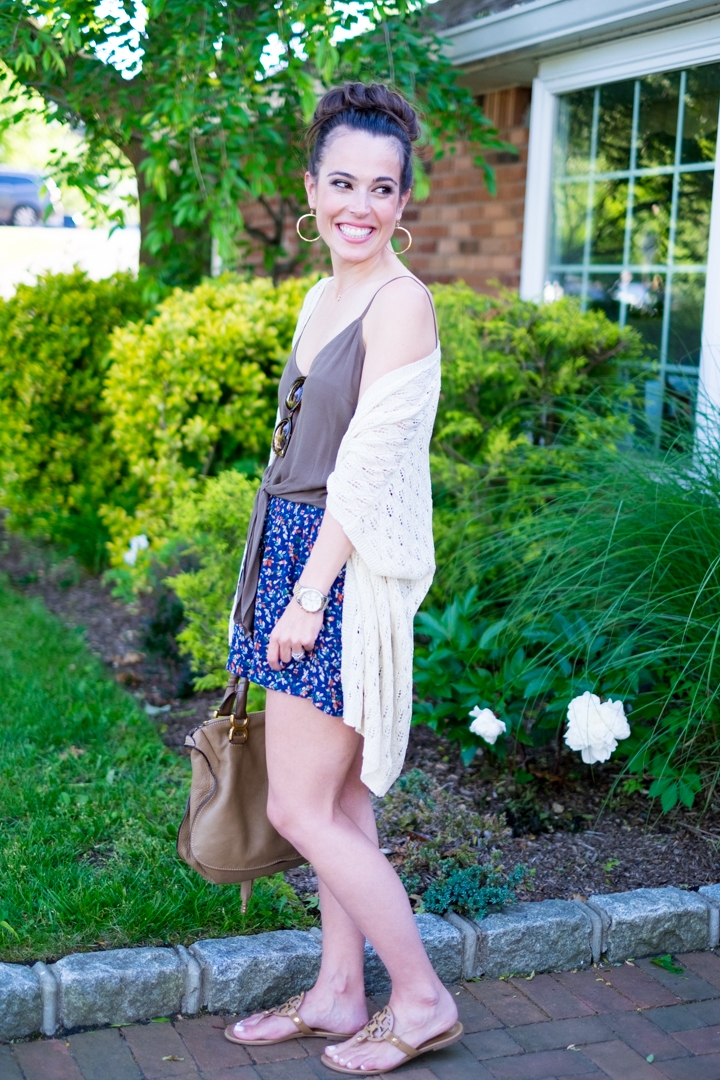 easy summer outfit kimono and shorts mrscasual fashion blog