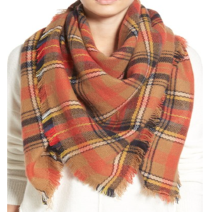 BP plaid blanket scarf nordstrom anniversary sale nsale mrs casual fashion and style blog
