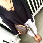 Nordstrom Sale Lush tunic black and white outfit mrscasual fashion blog