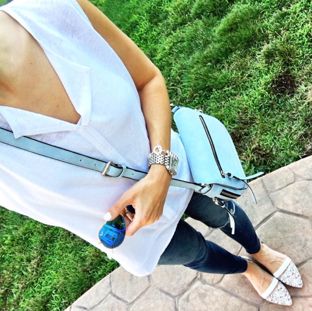 Blue Crossbody