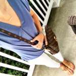 blue wrap tee casual summer outfit mrscasual instagram blogger