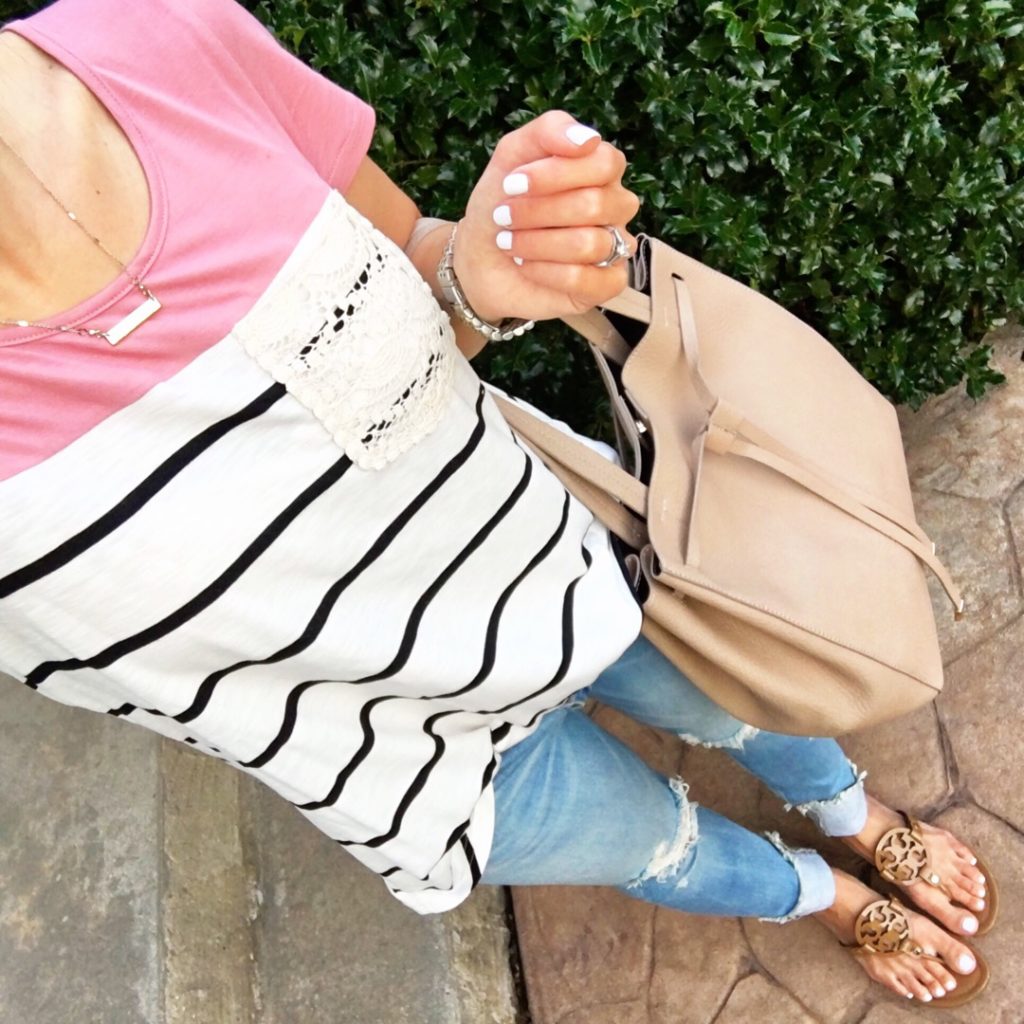 $12 Striped Tee | MrsCasual