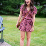 flattering romper under $50 outfit