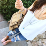 chloe marcie satchel white chambray and ripped jeans outfit mrscasual summer outfit