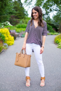 white jeans frayed bottom