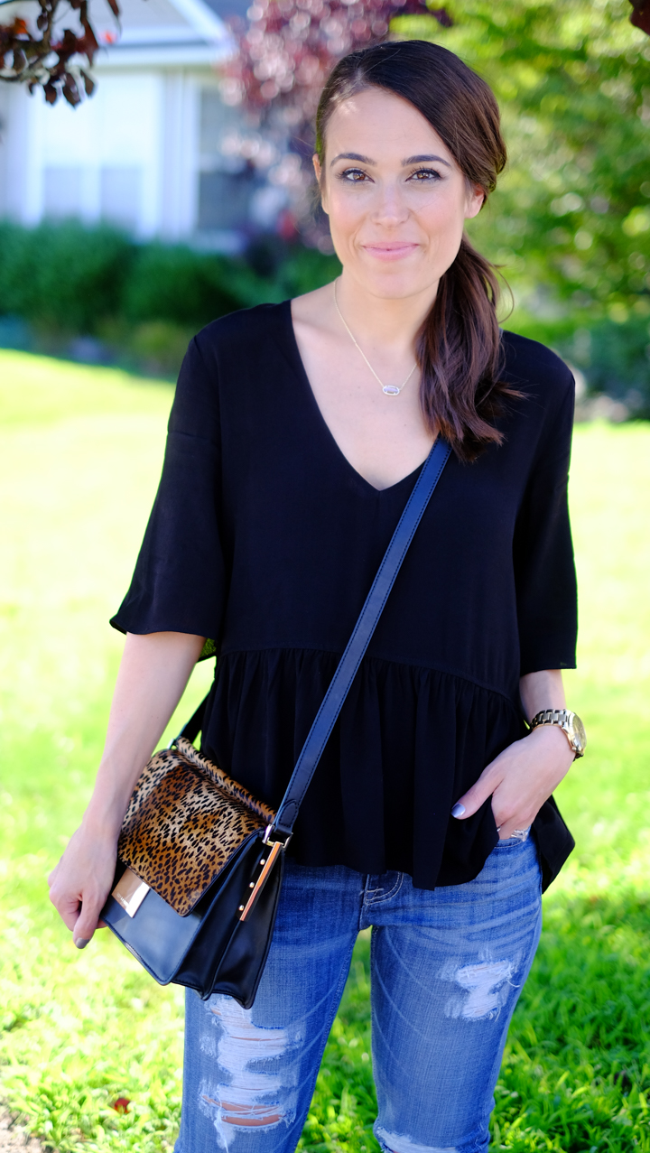 Little Black Peplum | MrsCasual