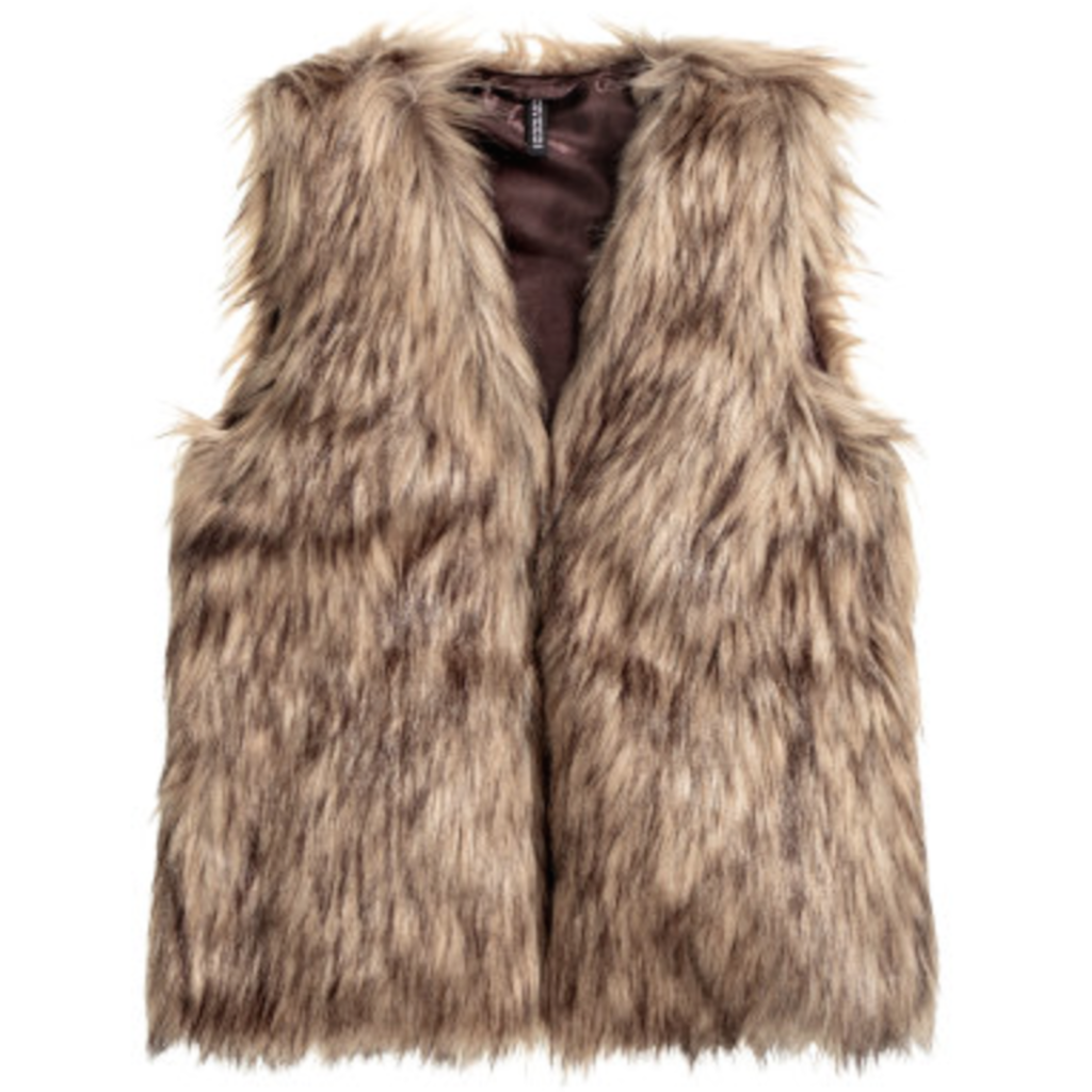 faux fur vest