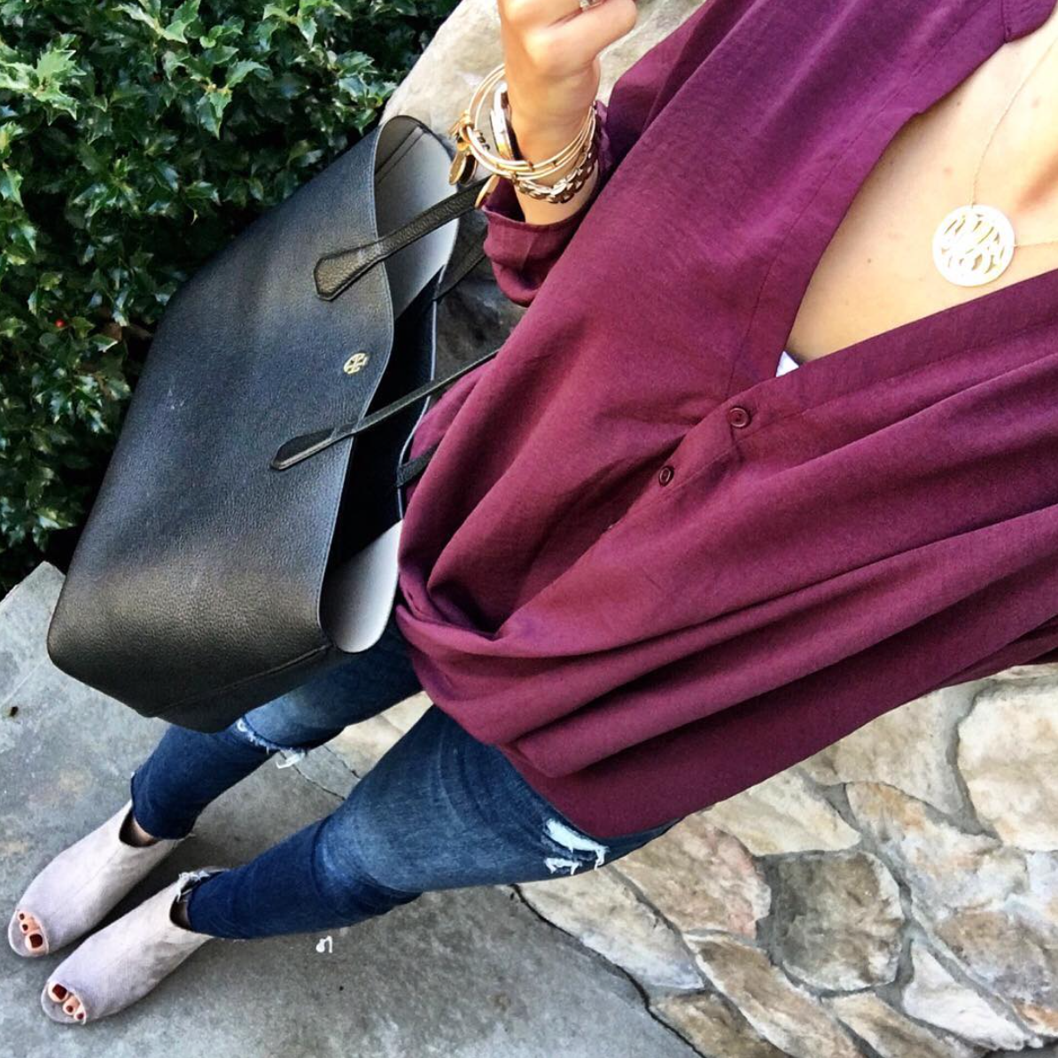 Oxblood Top | MrsCasual