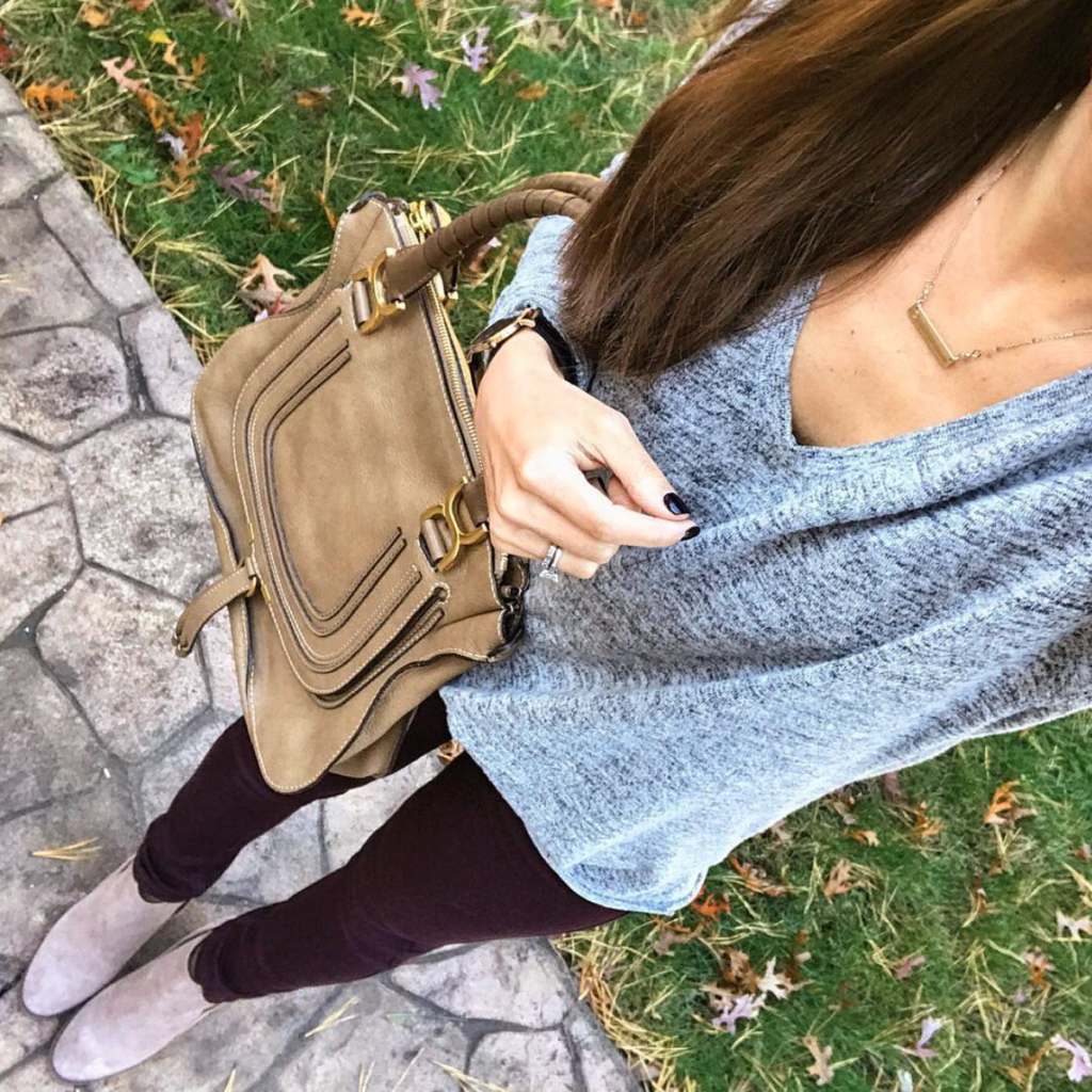 soft gray tunic