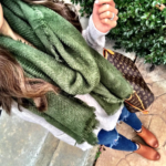 green and brown outfit