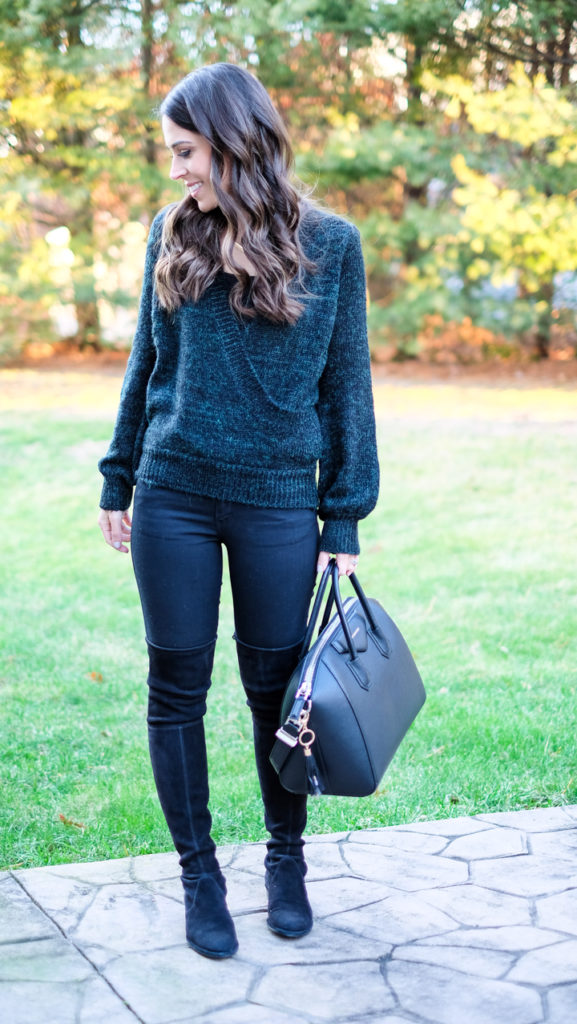 green-sweater-outfit