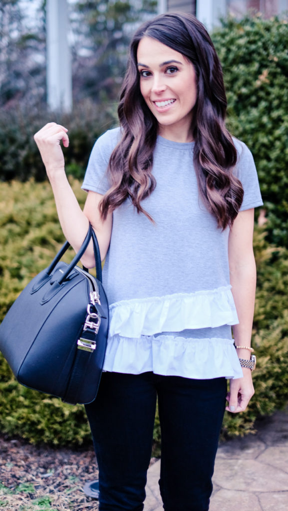 Ruffle Tee outfit