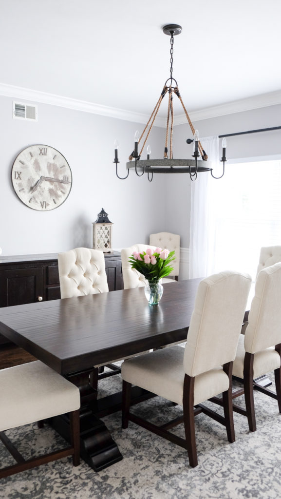 My Dining Room Mrscasual, Pottery Barn Ashton Tufted Dining Chair Dupes