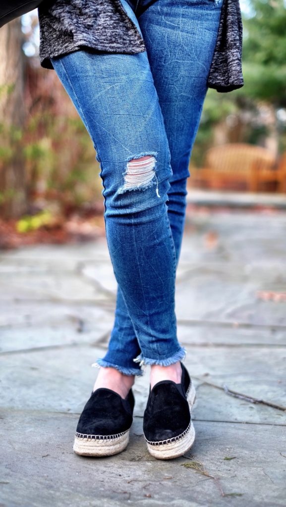 STS blue raw hem jeans