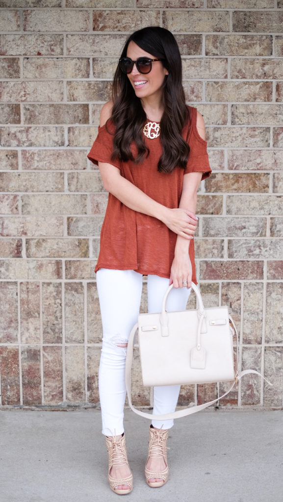 cold shoulder top