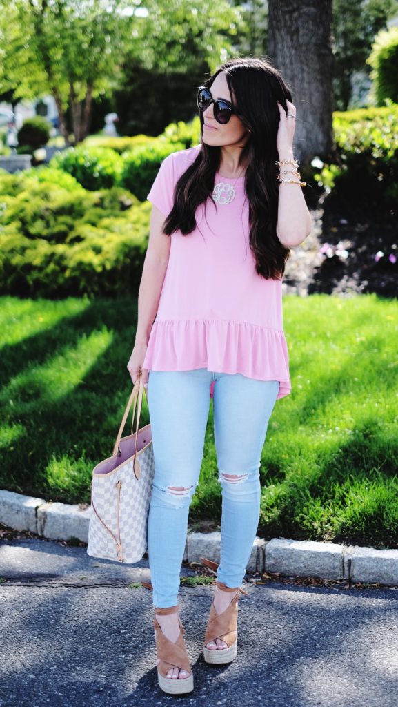 Chelsea 28 pink peplum