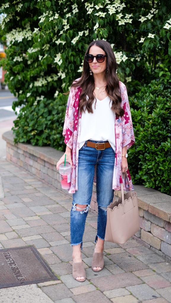 casual kimono outfit