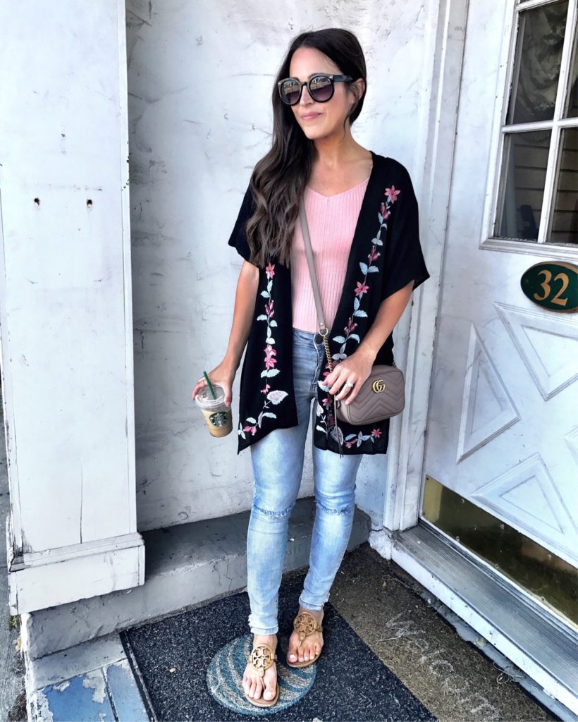 casual kimono outfit