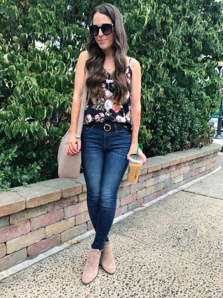 BP Floral Cami outfit 3