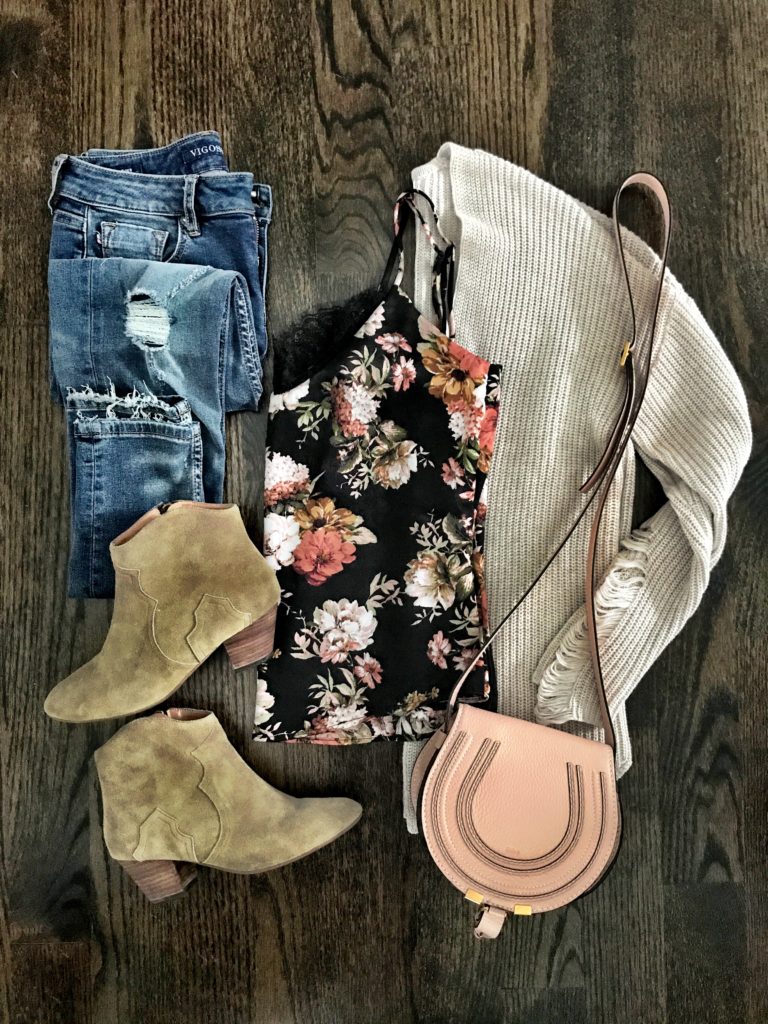 BP Floral Cami outfit