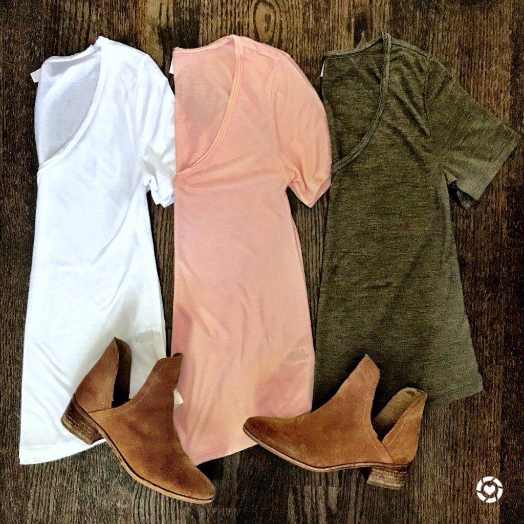 BP Tees and ankle booties