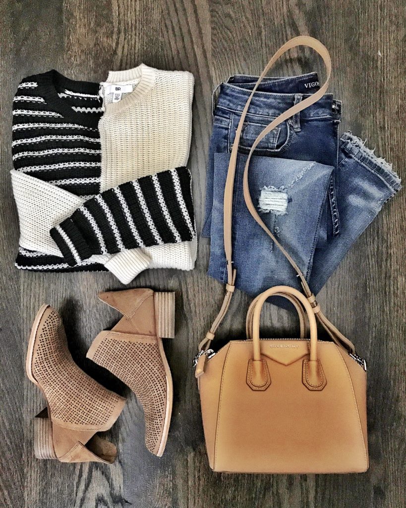 BP striped sweater Fall Outfit