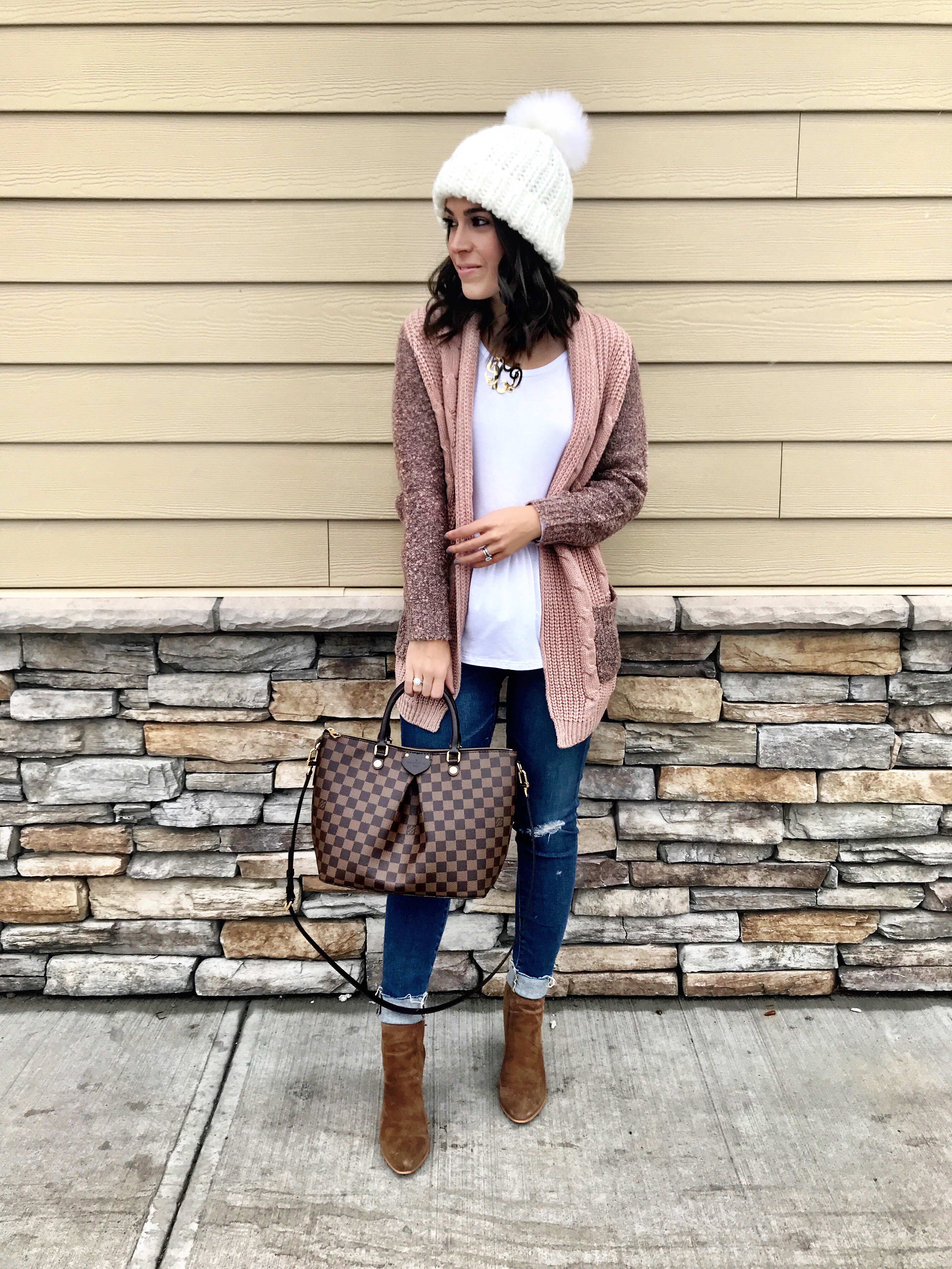 The CUTEST Mixed Knit Cardigan | MrsCasual