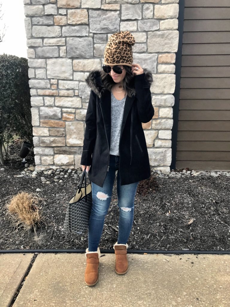 Faux Fur Trim Winter Coat (Only $89) | MrsCasual