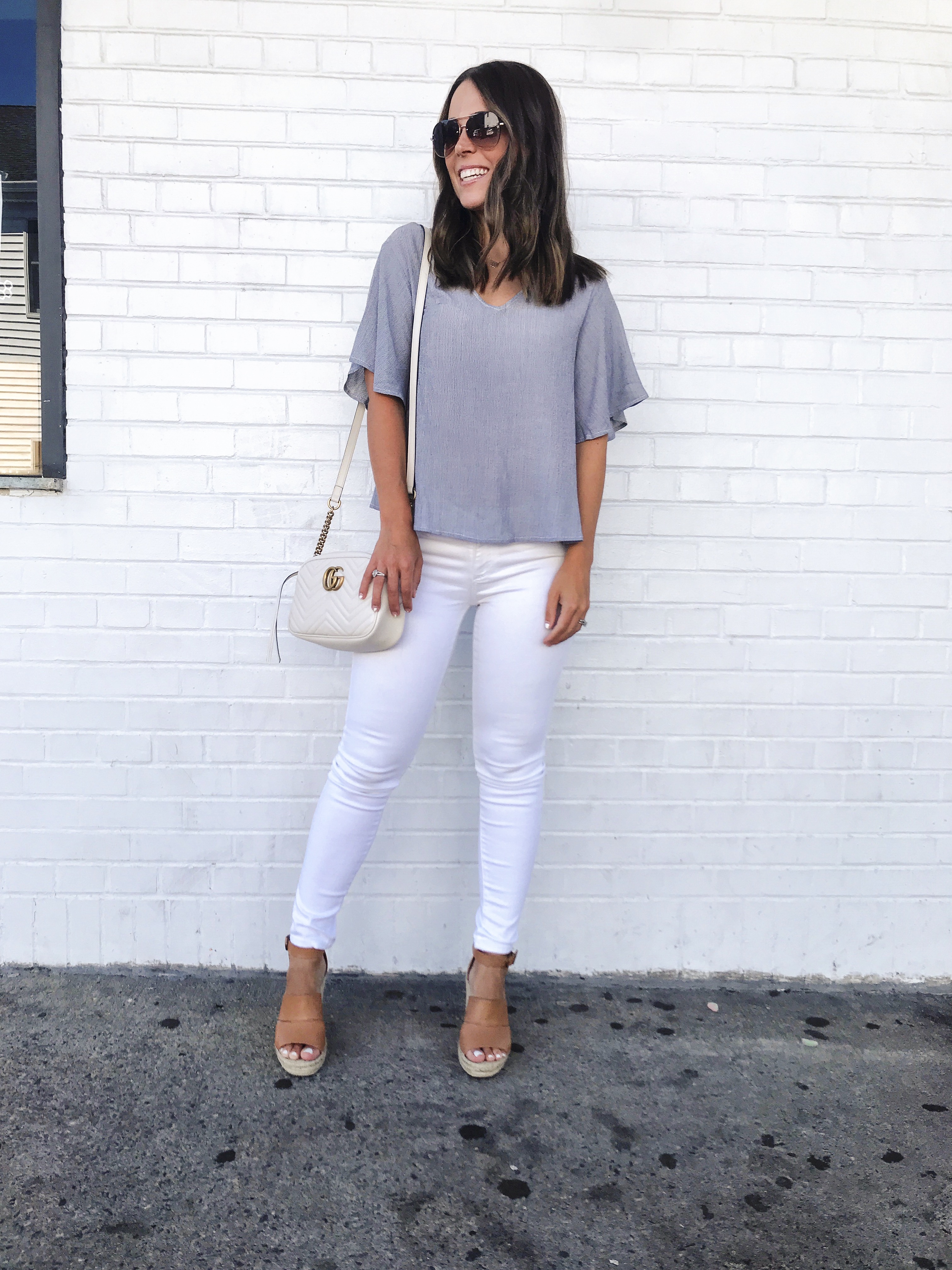 The BEST Flutter Sleeve Top | MrsCasual