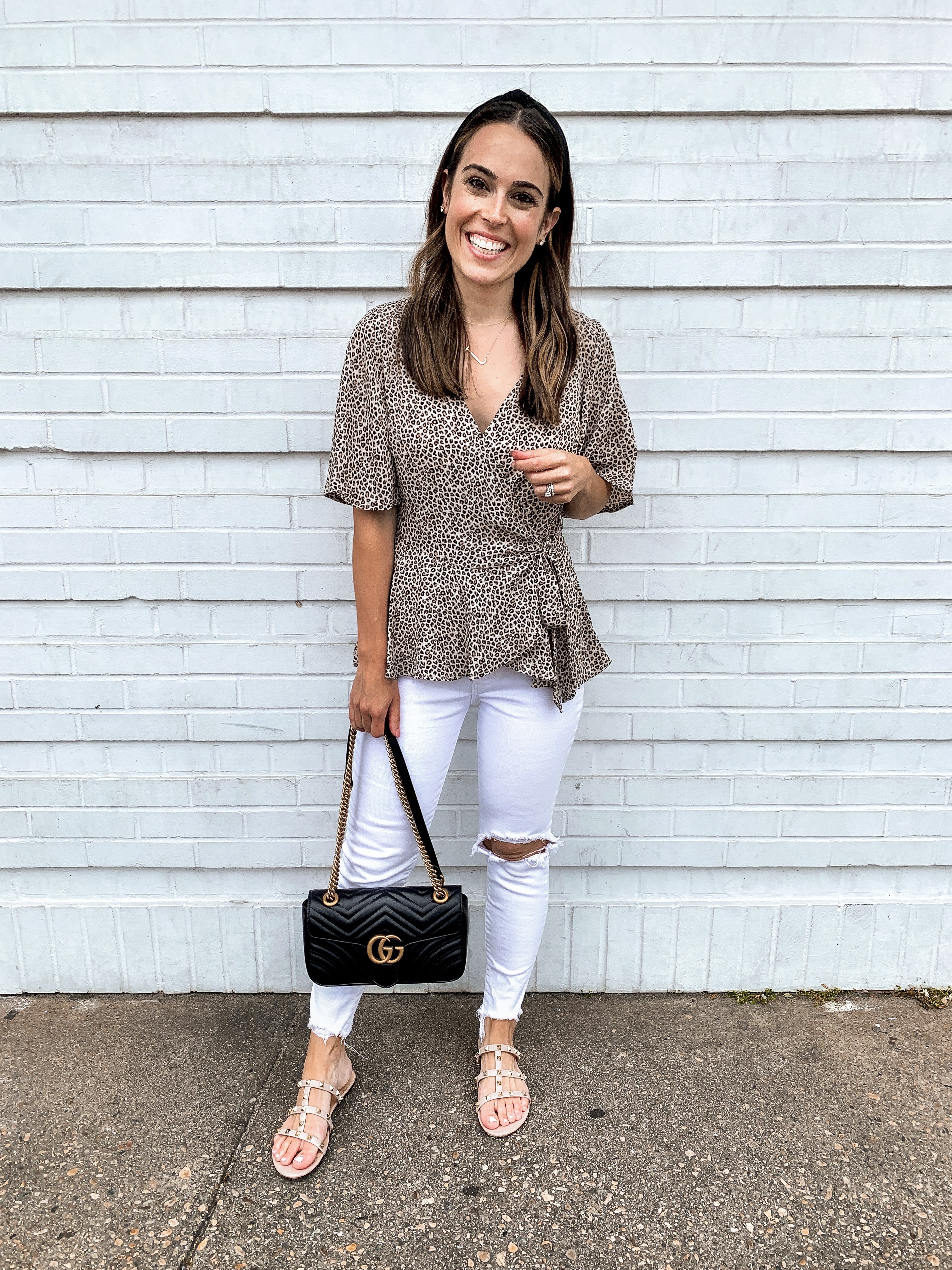 Leopard Wrap Top | MrsCasual