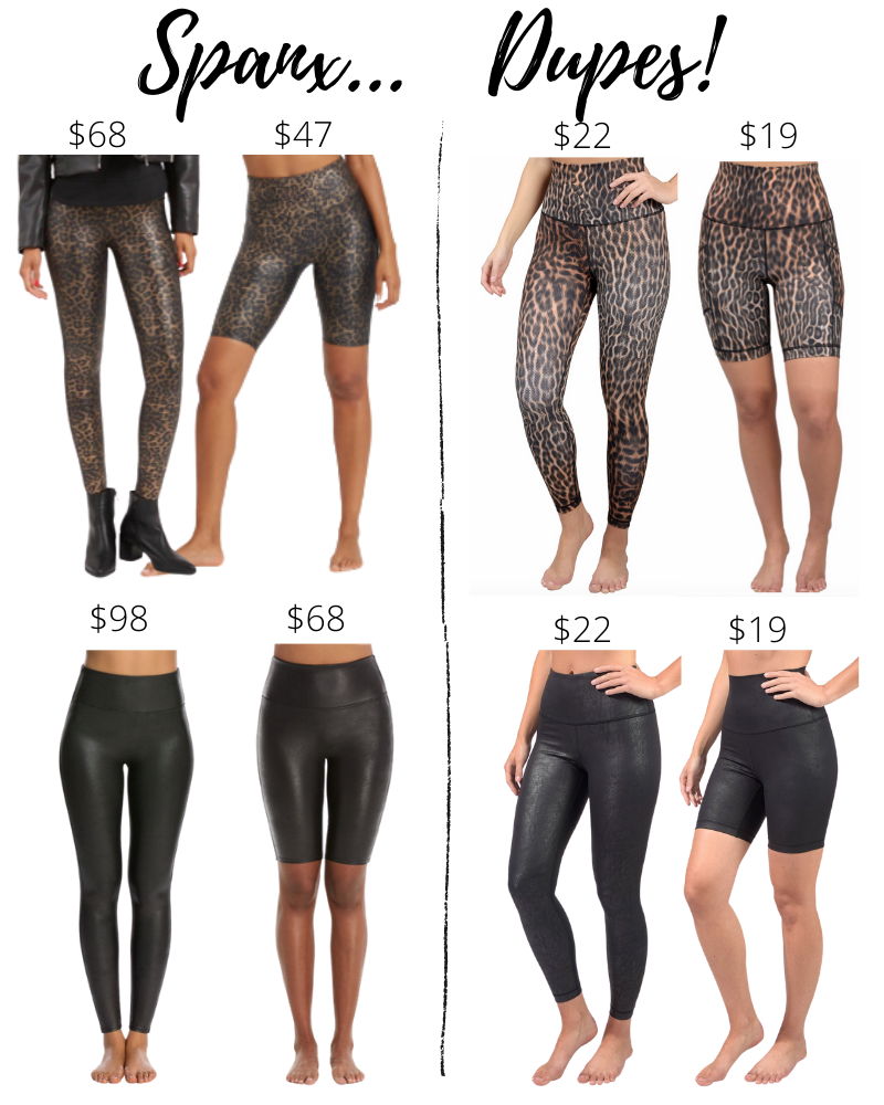 Spanx Faux Leather Legging Dupes