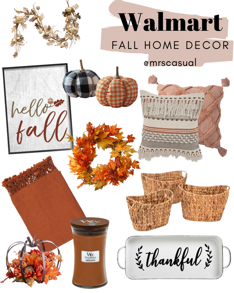 Sharing some recent @walmart decor finds to make my home feel welcoming and  warm for fall🍂🍁🍂 Which is your favorite? #walmartpartner…