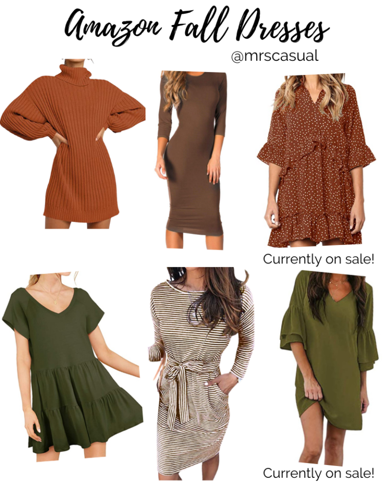 Fall Dresses from Amazon | MrsCasual