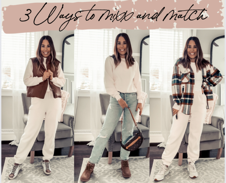 3 Ways to Mix and Match my Favorite Sweatsuit | MrsCasual